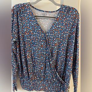 Long sleeve floral top